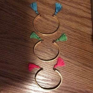 Lilly Pulitzer Tassel Bracelet Trio
